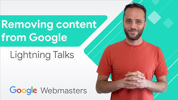 Removing content from Google