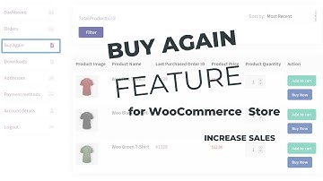 How to add ‘Buy Again’ feature on your WooCommerce Store | Buy Again for WooCommerce Online Store