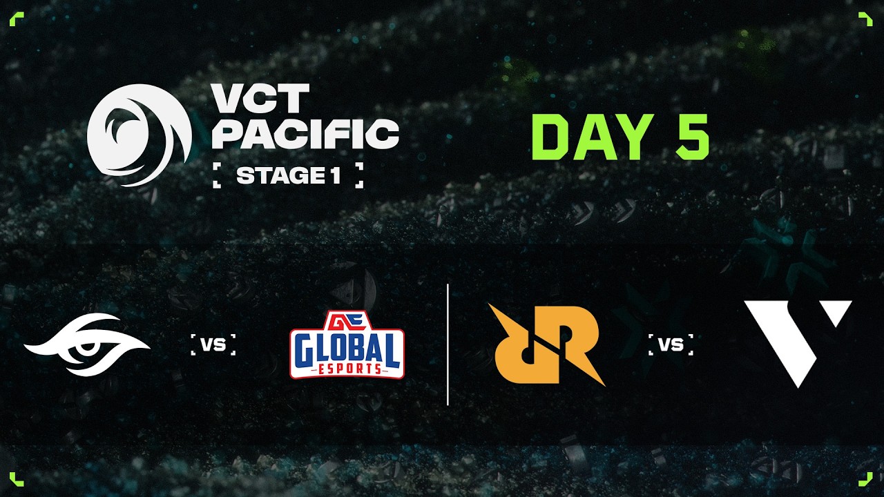 TS vs. GE / RRQ vs. VL - VCT Pacific - Stage 1 - Group Stage - Hari 5