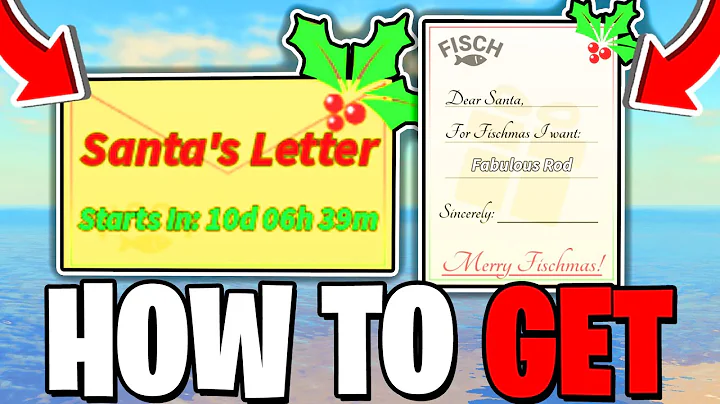 How To SEND SANTAS LETTER & WISH FOR RODS In Fisch! (GET FREE RODS) Roblox