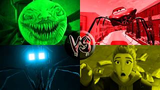 Choo Choo Charles vs SPIDER McQueen Eater vs House Head vs KPop Demon Hunters | Tiles Hop Edm Rush screenshot 4
