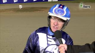 Melton 03062016 Race 4 won by Gavin Lang on Claudys Princess Winning the Bacardi Lindy Mares Trot