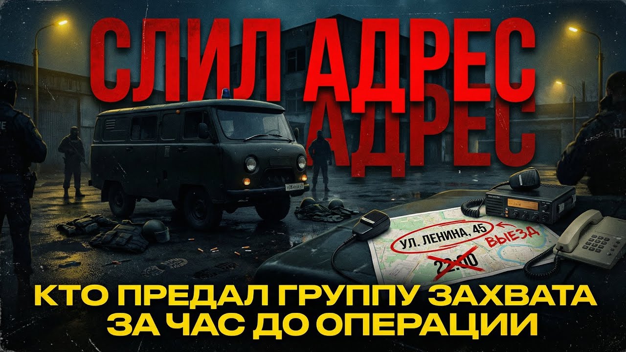 Крот в группе захвата: 5 человек знали адрес — один предал