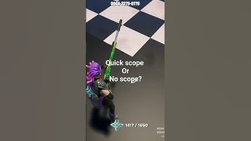 quick scope or no scope? #gaming #fortnite