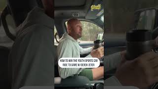 Derek Jeter's pregame car ride is on point