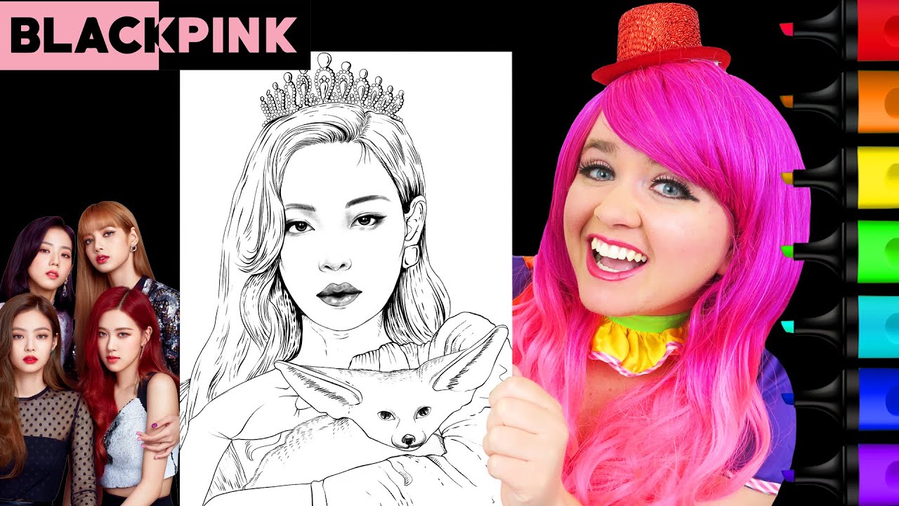 Top 71 best blackpink coloring pages , free to print and download ...