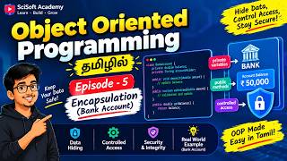 Object Oriented Programming in Tamil | Episode 5 | Encapsulation | தமிழ்