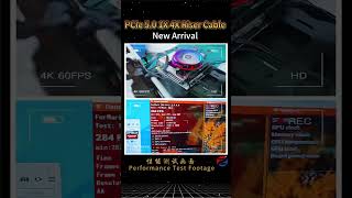 PCIe 5.0 X1 X4 Riser Cable | High Speed Stable Extension Cable for PC Builds #pciegen5 #shortsvideo