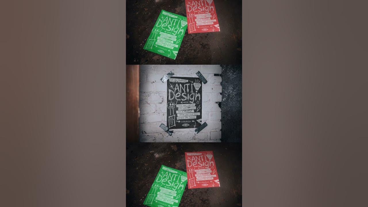 Basement Poster Mockup Bundle Graphic Download
