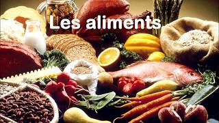 Le lexique des aliments en français partie 1