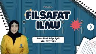 TUGAS 1 TUTON UT 2026 | FILSAFAT ILMU|