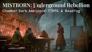 MISTBORN: The Crew's Hideout | Dark Fantasy Ambience for TTRPG & Reading