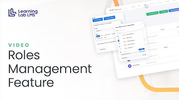 LMS New Roles Management for our Learning Platform