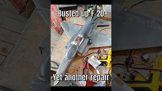 RC plane repair scratch EDF #rc #plane #build #diy #drone #aviation #crash #repair #edf #f20 #shark