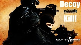 CS:GO Lucky Decoy Grenade Kill + Ace In The Same Round!