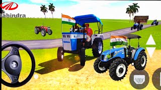 Indian tractor driving 3D game/ tractor simulator/ best realistic gameplay screenshot 1