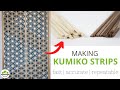 Making Kumiko Strips  || How to Kumiko || Japanese Woodworking Skills