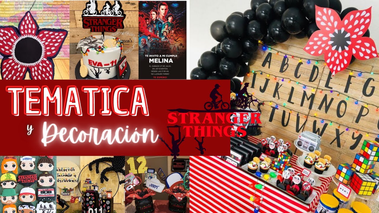 FIESTA DE STRANGERS THINGS // IDEAS DECORACIÓN