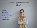 GRAMATYKA NIEMIECKIEGO - Końcówki przymiotnika po rodzajniku określonym ADJEKTIVENDUNGEN