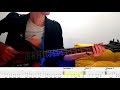 Floyd the barber  nirvana  bass cover with tabs 4k