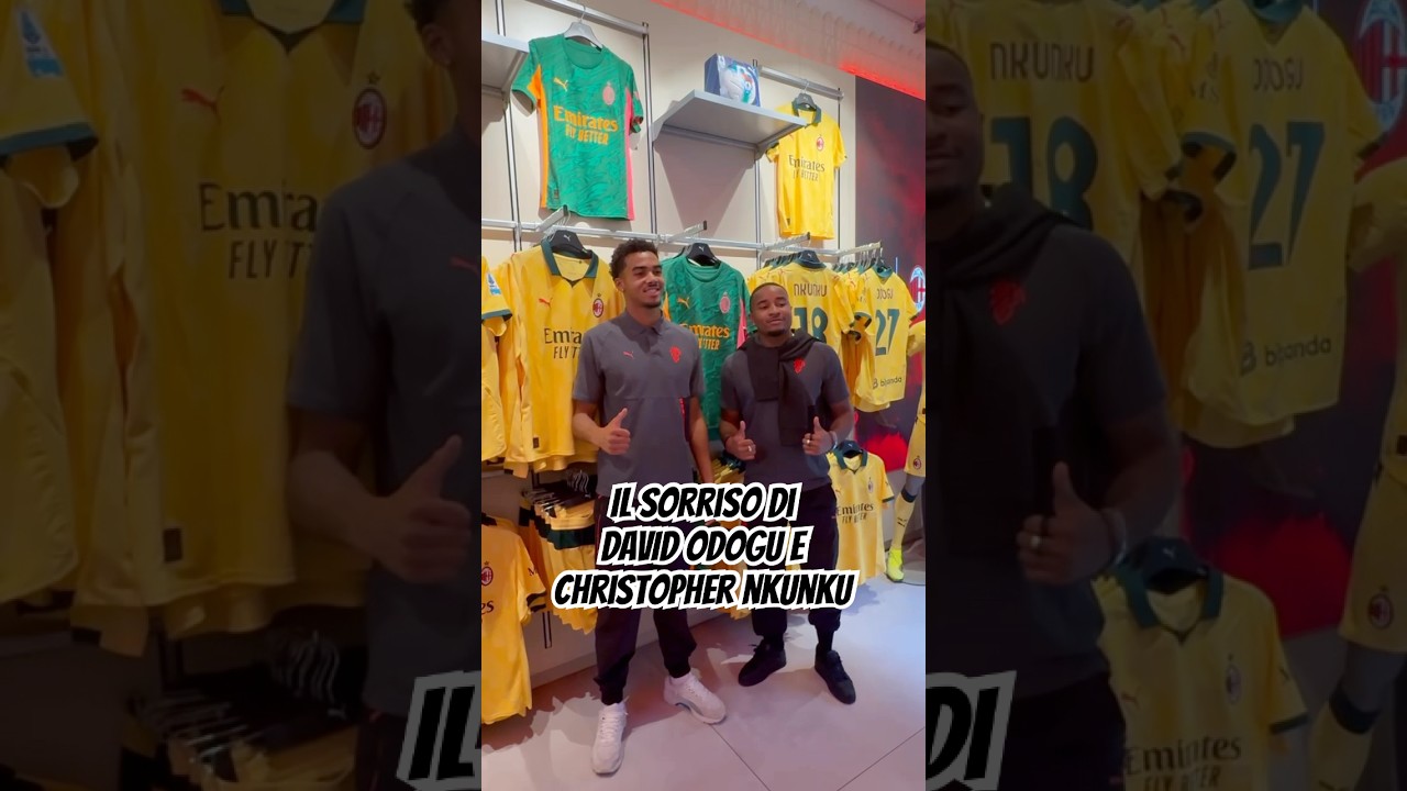 I SORRISI DI DAVID ODOGU E CHRISTOPHER NKUNKU 😁 