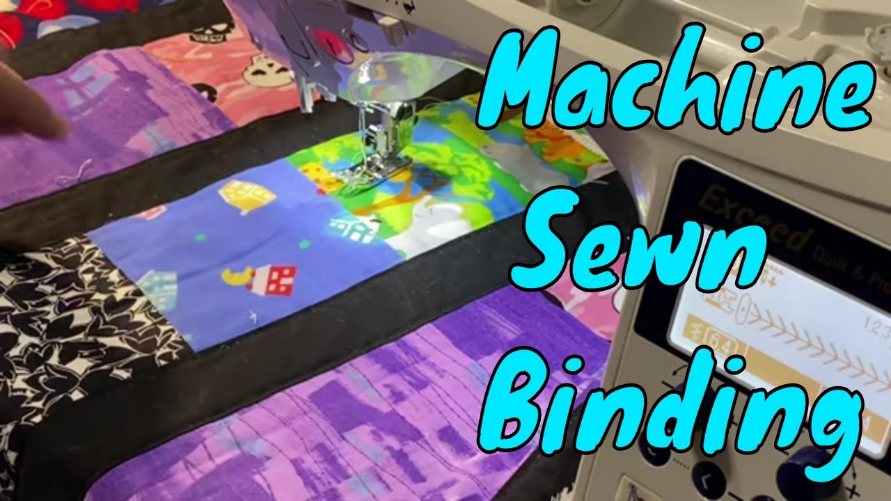 How I Machine Sew a Quilt Binding YouTube