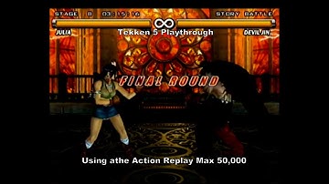 Tekken 5 Playthrough using the Ps2 Action Replay Max 50,000 :D #Playstation #Sony #Ps2 #CheatCodes