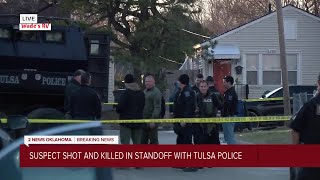 Suspect shot, killed by Tulsa officer in standoff near Pine and Sheridan Suspect shot, killed by Tulsa officer in standoff near Pine and Sheridan
