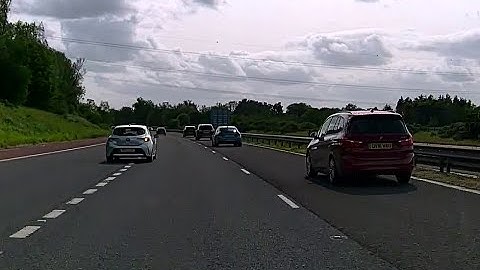 Slow merge on to Motorway - Lisburn