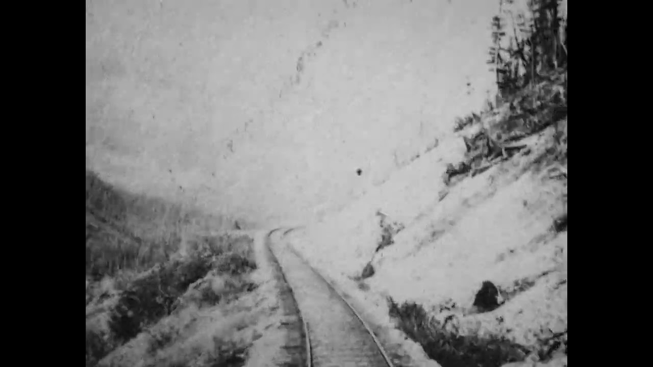 Down Western Slope [1899 - Oldest Video Of BC]