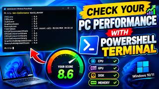 How to Quickly Check your PC Performance In Real Time Using PowerShell Terminal screenshot 3