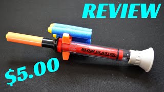 [REVIEW] Air Warriors BLOW BLASTER by Buzz Bee (a different kind of Nerf Blow Dart Gun)