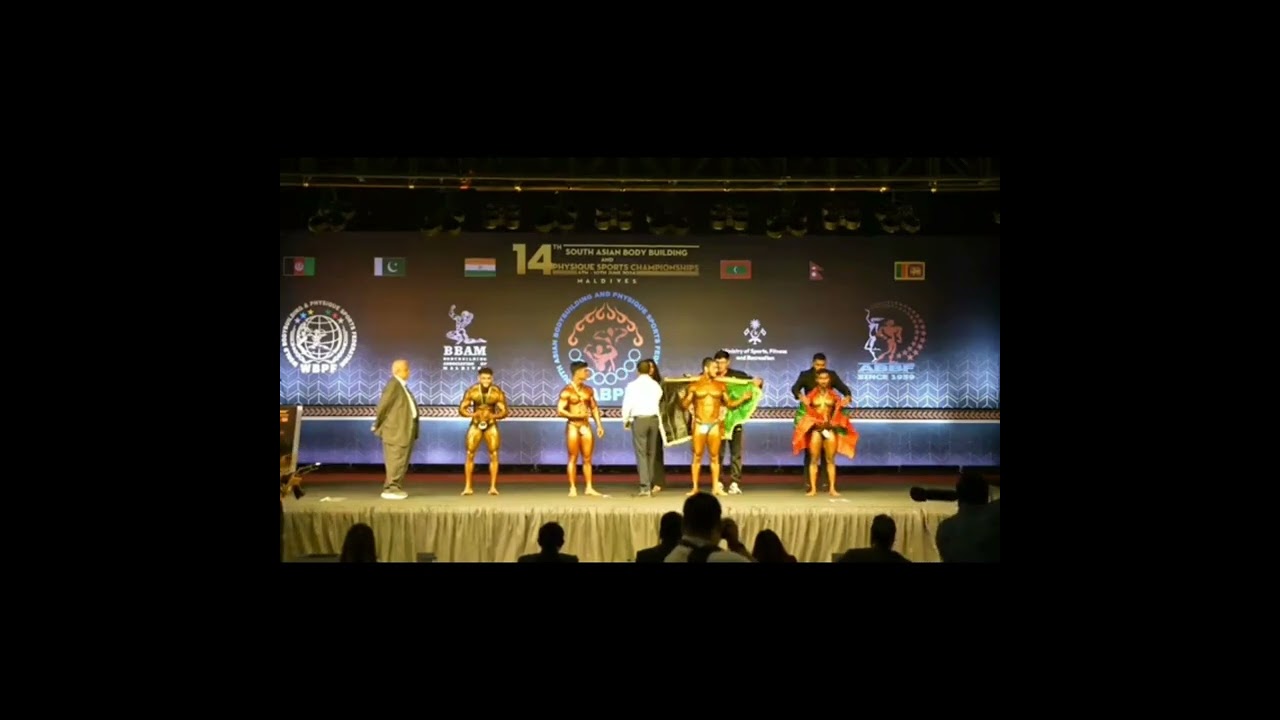 Muslim Shah Faqiri, gold medalist of the South Asian Championships.