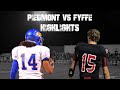 Piedmont vs fyffe highlights