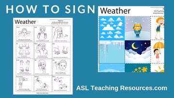 Learn How to Sign the Word Weather