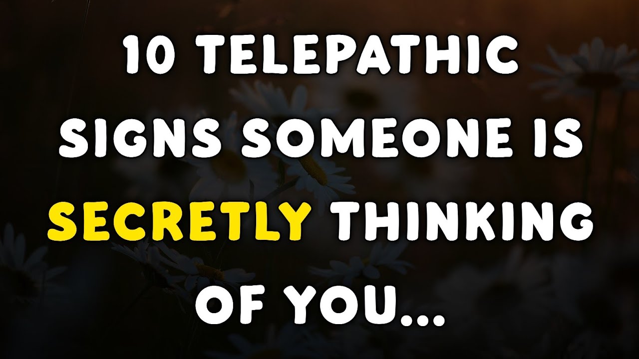 10 Telepathic Signs Someone Is Thinking of You... | Psychology Facts About Love | @mindfactus