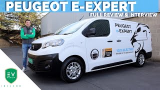 PEUGEOT eExpert Electric Van  Full Review & Owner Interview