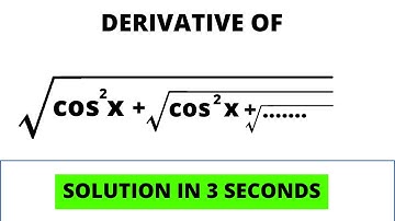 DIFFERENTIATION SHORTCUT-3/ INFINITE DIFFERENTIATION,/DERIVATIVES TRICKS