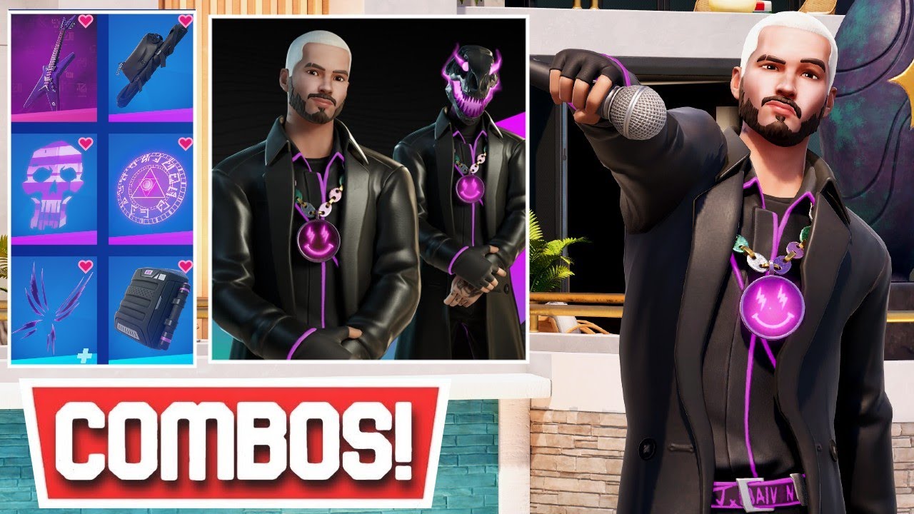 *NEW* BEST J BALVIN REDUX SKIN COMBOS! Fortnite YouTube