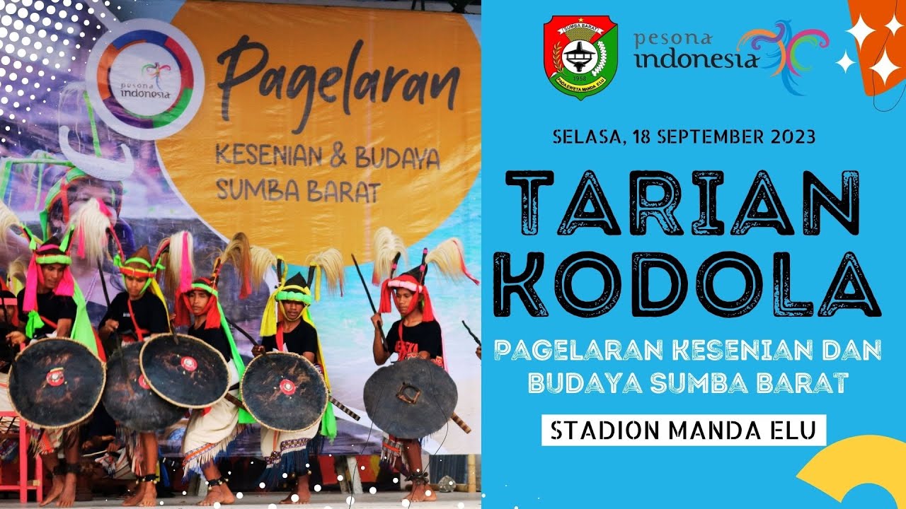 Tarian Kodola I Pagelaran Kesenian dan Budaya Kabupaten Sumba Barat