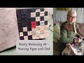 Wonky wednesday episode 8  weaving paper and cloth