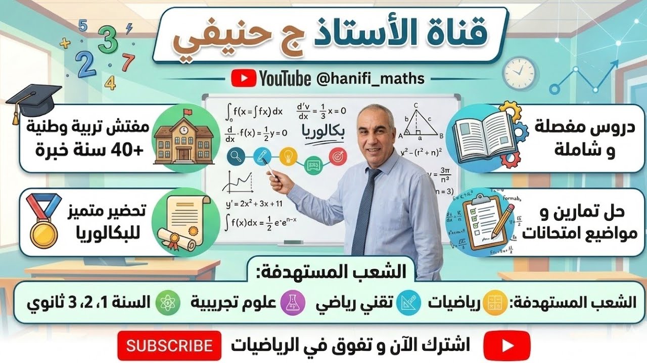 قناة الأستاذ جيلالي حنيفي: ملتزمون بالتميّز