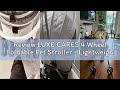 Review LUXE CARES 4 Wheel Foldable Pet Stroller - Lightweight Dogs and Cats Stroller Upto 44lbs with