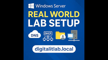 Windows Server 2022 Real World Lab Setup | DHCP, DNS, Users, File Sharing, GPO (All-in-One Tutorial)