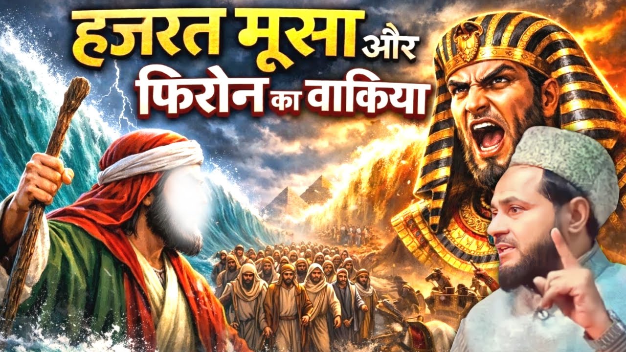 Hazrat Musa aur firaun ka Wakia | Hazrat Musa alaihissalam | By Maulana Jarjis ansari 