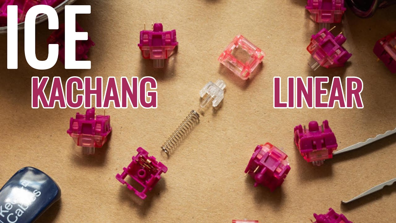 Are these switches as delicious as the dessert? Keebzncables Ice Kachang Linears!