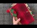 Christmas junk journal flip through 2018