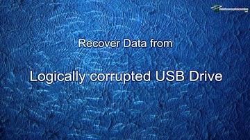 Process to retrieve data from logically corrupted pen drive