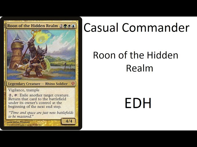 mtg roon of the hidden realm commander deck Casual Commander Deck: Roon of the Hidden Realm