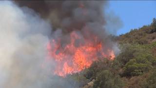 Creelman Fire | Brush fire in Ramona destroys 1 structure